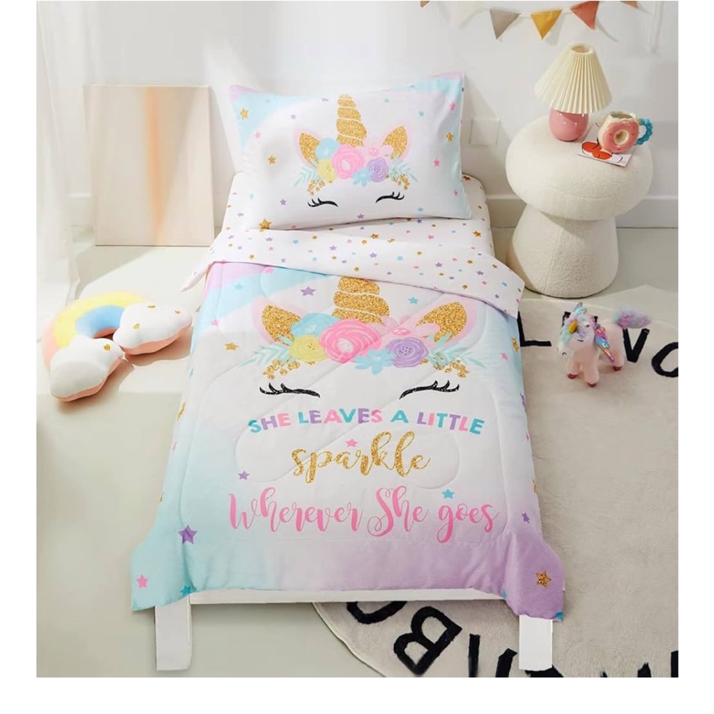 Unicorn Themed Bedding Set